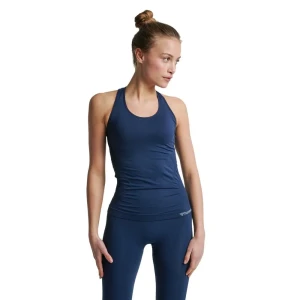 Hummel T-shirt Sans Manches Tif Seamless Black Iris XS