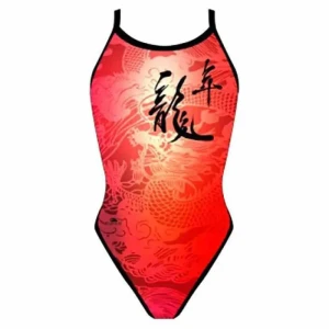 Turbo Traje De Baño Revolution Chinese Dragon Red 3-4 Años
