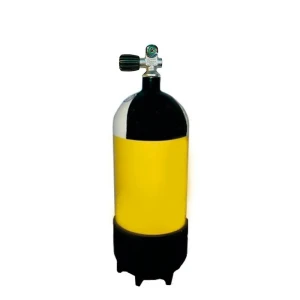 Metalsub Botella De Buceo Single Valve 2026 12l 232 Yellow / Black / White One Size