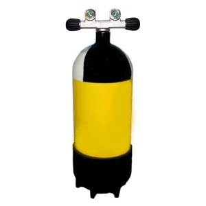 Metalsub Botella De Buceo 2 Outlets Line 12l 232 2026 Yellow / Black / White One Size