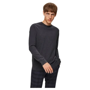 Selected Pull Berg Antracit / Detail Melange L Homme