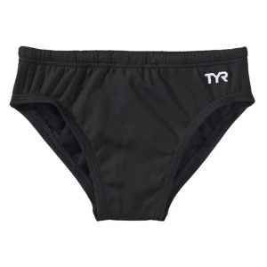 Tyr Bañador Slip Durafast Elite Solid Racer Black 6 Años