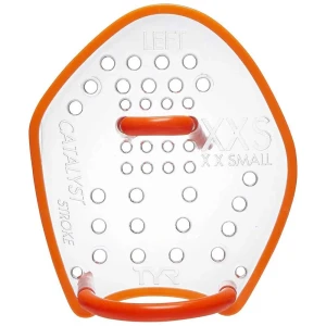 Tyr Palas De Natación Catalyst Stroke Clear / Orange 2XS
