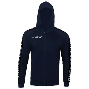 Givova Sweat-shirt à Zip Band Blue 3XL Homme