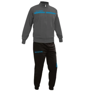 Givova Survêtement One Dark Grey / Turquoise M Homme