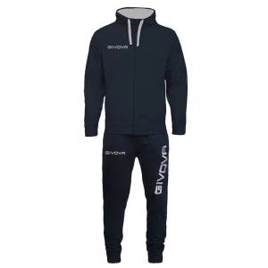 Givova Survêtement King Cotone Terry Poker Blue / Blue M Homme
