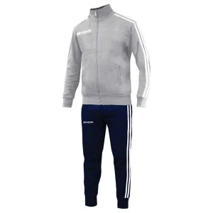 Givova Survêtement Scuola S Light Grey / Blue 3XL Homme