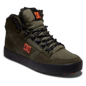 Dc Shoes Baskets Pure High Top Wc Wnt Dusty Olive / Orange EU 39 Homme