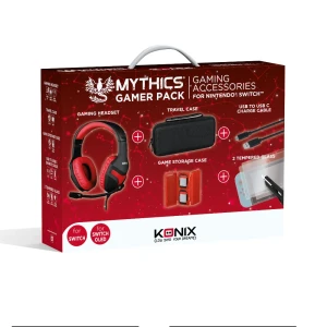 Konix Pack De Joueur Nintendo Switch Black / Red One Size unisex