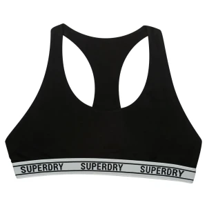 Superdry Soutien-gorge De Sport Crop Black M