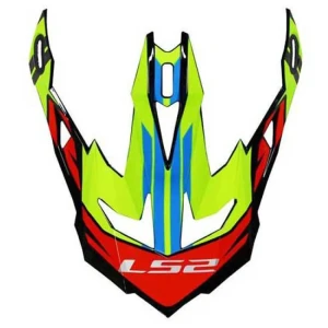 Ls2 Visera Mx700 Rascal Red One Size