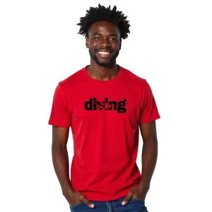 Kruskis Camiseta De Manga Corta Word Diving Red S