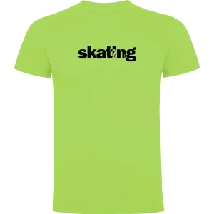 Kruskis T-shirt à Manches Courtes Word Skating Light Green XL Homme