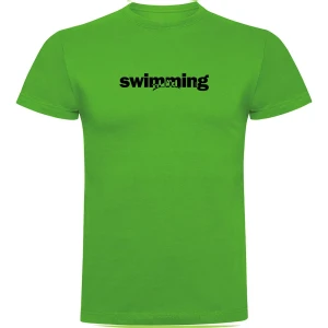 Kruskis Camiseta De Manga Corta Word Swimming Green M