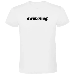 Kruskis Camiseta De Manga Corta Word Swimming White S