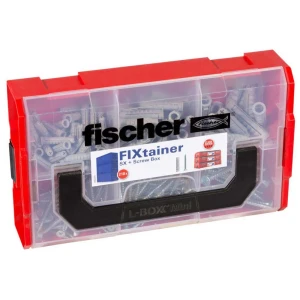Fischer Group Caja De Tornillos Y Tacos Sx6/8/10 534084 210 Unidades Red / Black / Clear One Size