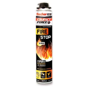 Fischer Group Mousse De Polyuréthane Fire Stop 558729 Black / Yellow One Size