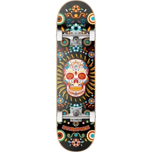 Hydroponic Skateboard Mexican Co 8.125´´ Black Skull One Size unisex