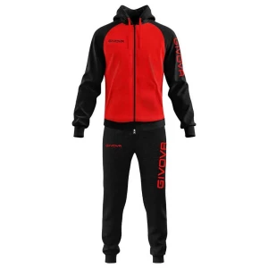 Givova Survêtement Super King Red / Black S Homme