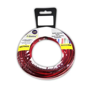 Edm Rollo De Cable Multiconductor 2x1.5 Mm 25 M Red / Black One Size