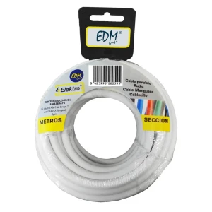 Edm Rollo De Cable Multiconductor 3x1.5 Mm 15 M White One Size