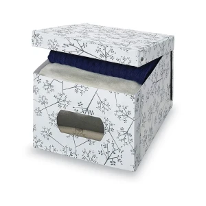 Domo Pack Living Boîte à Vêtements Bon Ton 42x50x31 Cm White XL