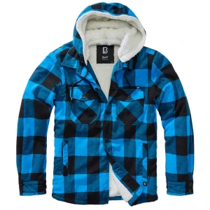 Brandit Veste Lumberjack Black / Blue S Homme