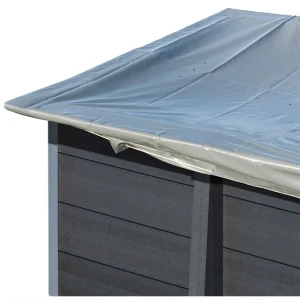 Gre Accessories Cubierta De Invierno Para Piscina Rectangular Grey 650 x 360 cm