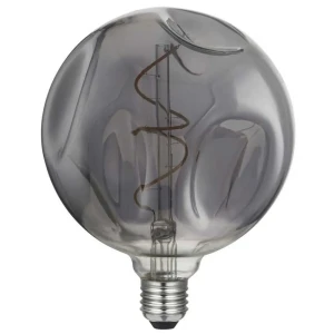 Creative Cables Ampoule Led à Filament Sphérique Dl700304 Bumped Smoky G140 E27 5w 150 Lumens 2000k Clear / Grey One Size