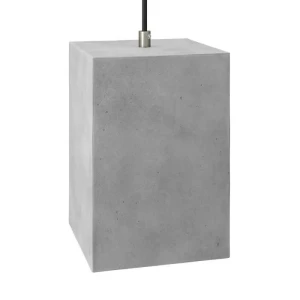 Creative Lámpara Colgante Con Bombilla Textile Cube 1.2 M Clear Cement One Size