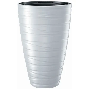 Prosperplast Maceta Maze High 43l 37.5x37.5x57.9 Cm White One Size