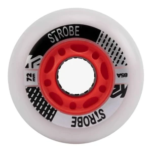 K2 Skates Roues De Roller Strobe 2 Unités White 84 mm unisex