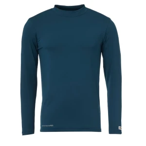 Uhlsport T-shirt à Manches Longues Distinction Blue Petrol 12 Années Garçon,Fille