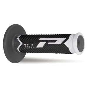 Progrip Puños 788-218 Triple Density White / Black 22 mm / 125 mm
