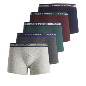 Jack & Jones Boxers Oliver 5 Unités Dark Green Melange / Pack Sea Moss / Port Royal / Navy Blazer / Light Grey Melange 12 Années Garçon