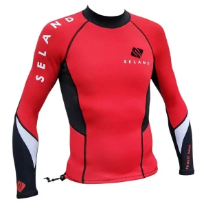 Seland T-shirt Thermique à Manches Longues Phuket Red 3XL Homme