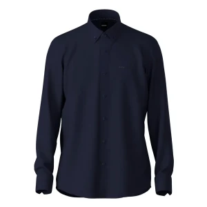 Boss Chemise à Manches Longues P-joe Bd Navy 38 Homme