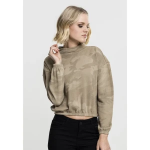 Urban Classics T-shirt à Manches Longues Turtlene Crew Camouflage S Femme