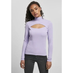 Urban Classics T-shirt à Manches Longues Et Col Montant Big Blue Lavender 5XL Femme