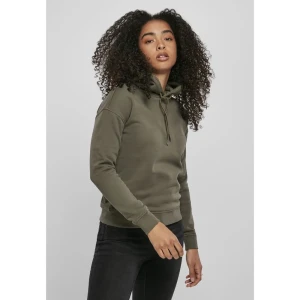 Urban Classics Sweat à Capuche Organic Olive S Femme