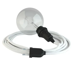 Creative Cables Lampe Suspendue Pour Abat-jour Rm01 5 M White / Black One Size