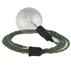 Creative Cables Suspension Luminaire Tc63 5 M Green / Black One Size