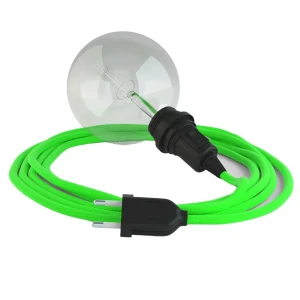 Creative Lámpara Colgante Para Pantalla Rf06 5 M Neon Green / Black One Size