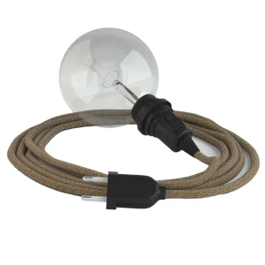Creative Cables Lampe Suspendue Pour Abat-jour Rs82 3 M Glittering Brown / Black One Size