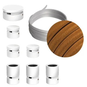 Creative Kit De Iluminación Linear Filé System Cm22 5 M 7 Unidades White / Brown One Size
