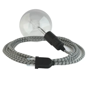 Creative Cables Suspension Luminaire Rd54 Stripes 5 M Anthracite / Black One Size