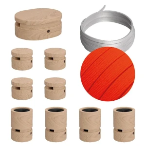 Creative Kit De Iluminación Symmetric Filé System Cf15 5 M 9 Unidades Brown / Neon Orange One Size