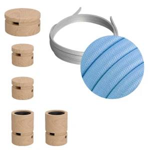Creative Kit De Iluminación Wiggle Filé System Cm17 5 M 5 Unidades Brown / Light Blue One Size
