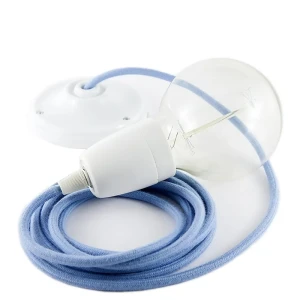Creative Cables Suspension Luminaire Rc53 2 M Ocean / White One Size