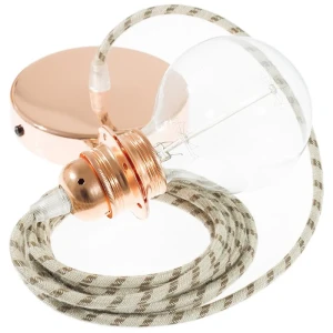 Creative Lámpara Colgante Pendel Para Pantalla Rd53 Stripes Diy 2 M Tree Bark / Copper One Size